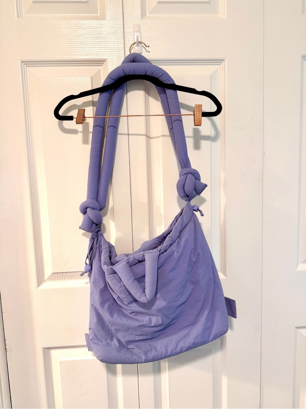 ÖLEND Ona Soft Bag – Lilac – Padded Nylon Tote/Crossbody/Backpack - Picture 5 of 6